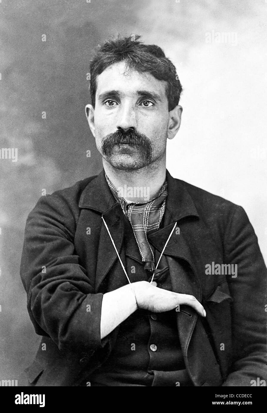 GIUSEPPE "Kupplung Hand" MORELLO (1867-1930) sizilianischen geboren Mafia-Boss im Jahre 1902 Stockfoto