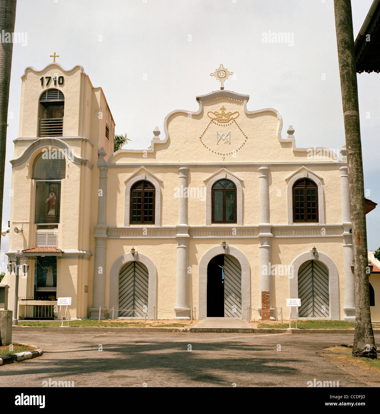 St. Peter Katholische Kirche in Malacca Melaka in Malaysia in Fernost Südostasien. Christian Christentum Reisen Stockfoto