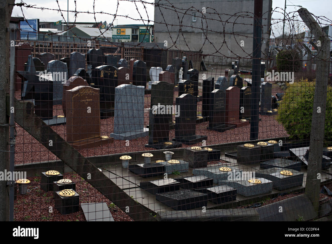 Memorial Steinen Verkauf Glasgow Schottland Stockfoto