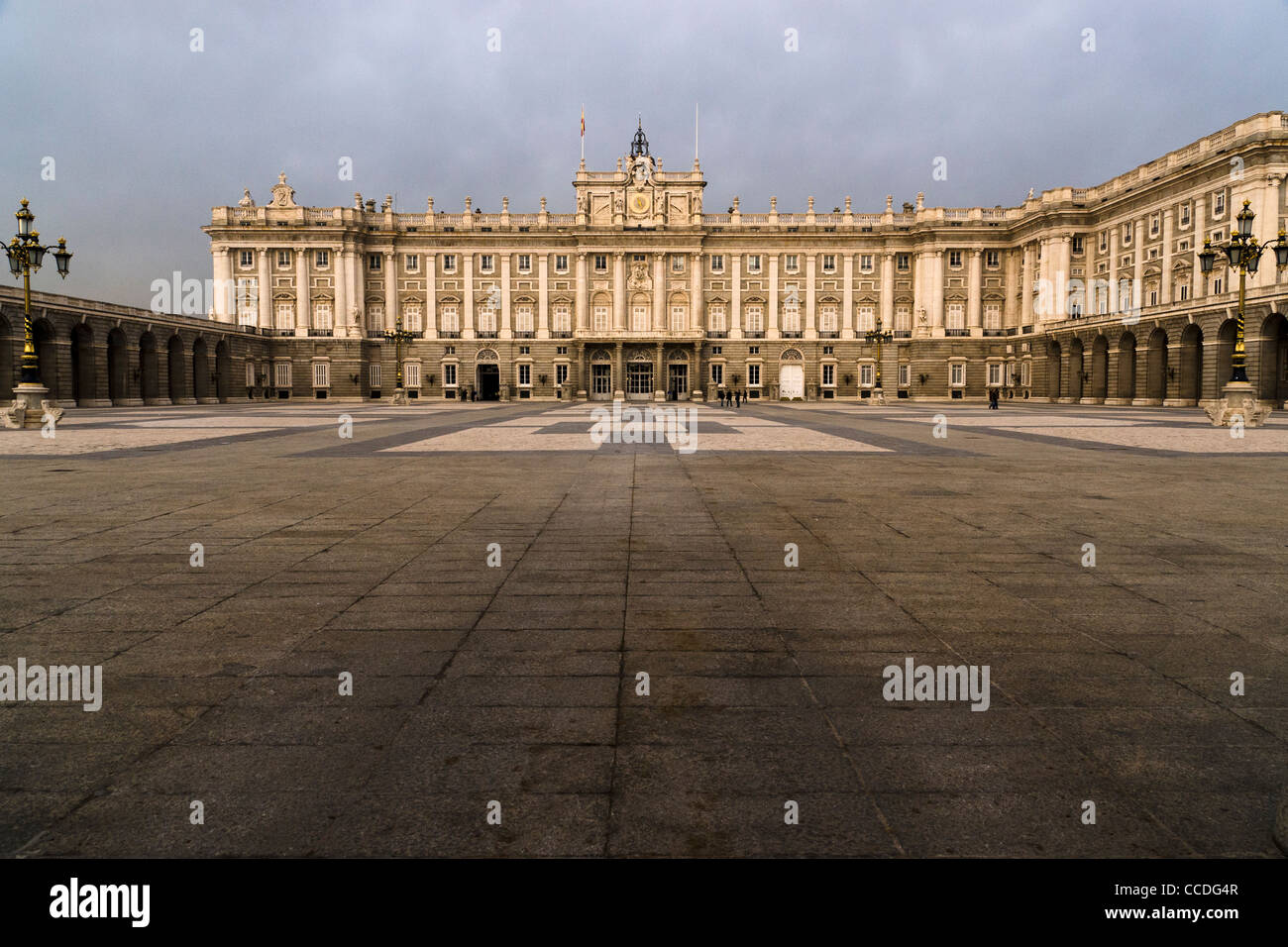 Königspalast, Madrid, Spanien. Stockfoto