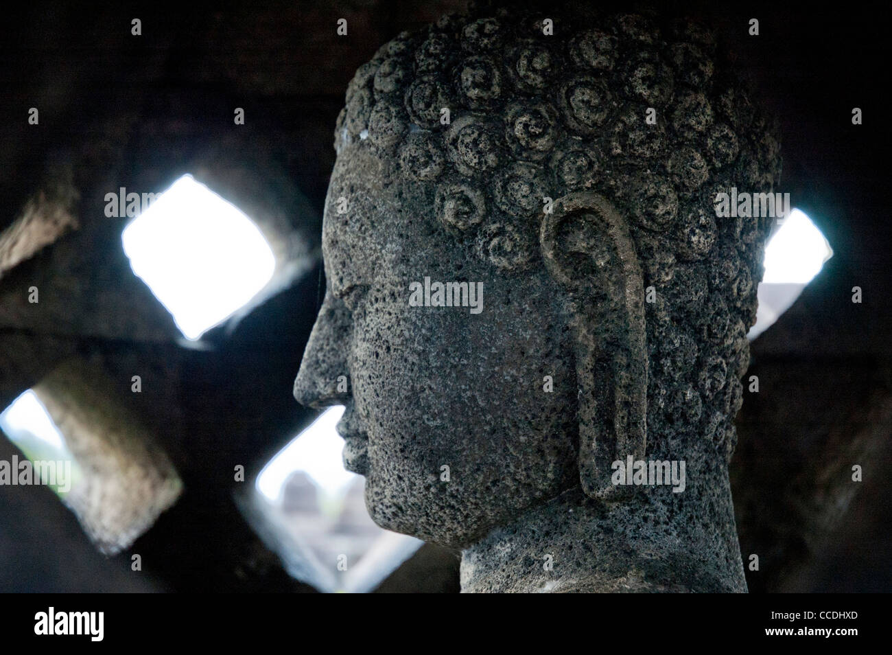 Borobudur, Java, Indonesien Stockfoto