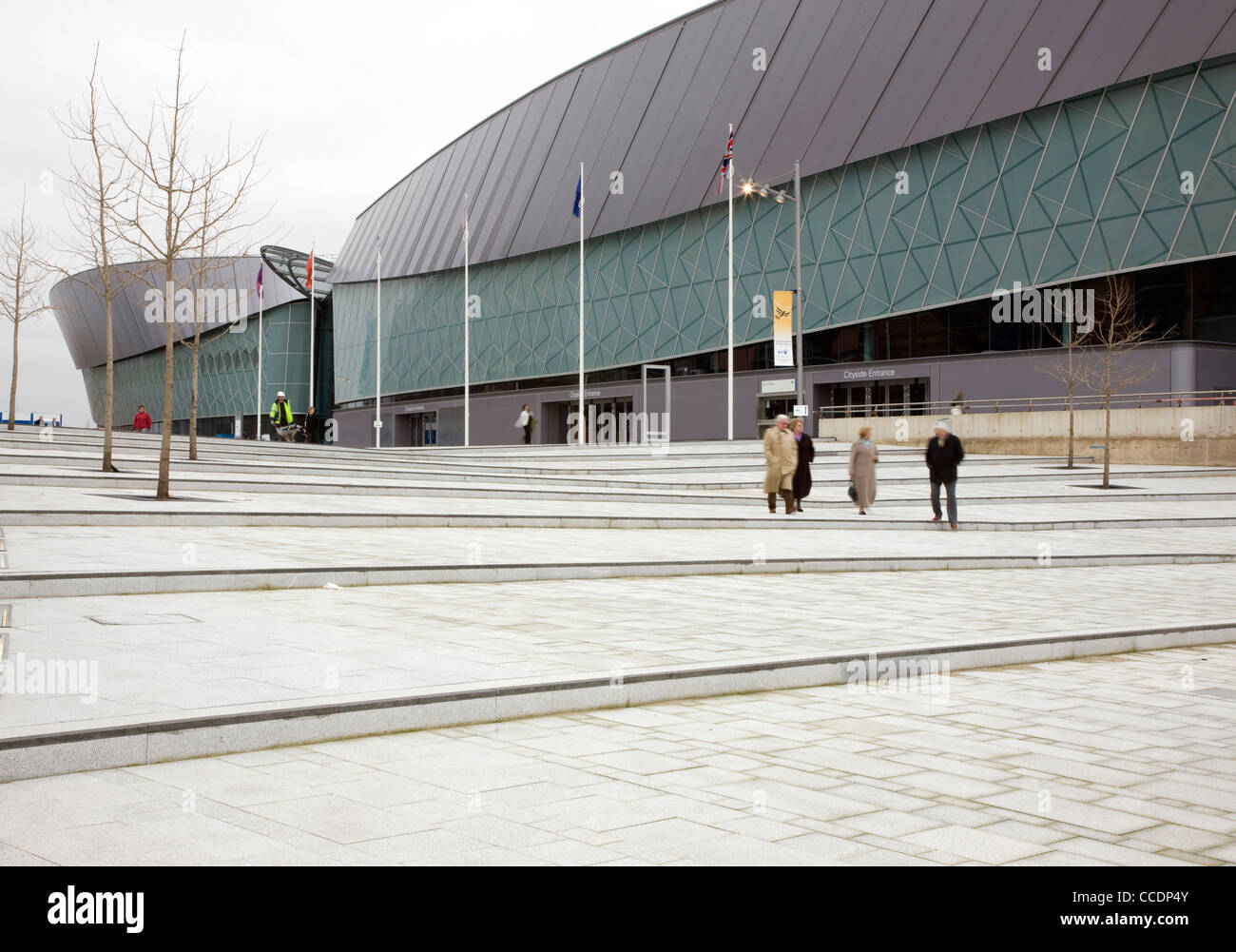 Echo Arena Liverpool, entworfen von Wilkinson Eyre, 2008 Stockfoto