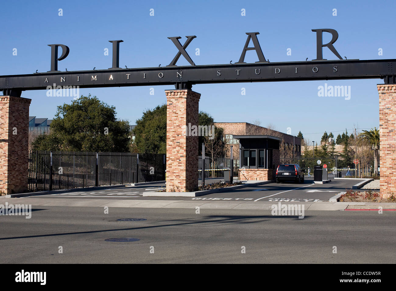 Das Hauptquartier der Computer Animationsstudio Pixar. Stockfoto