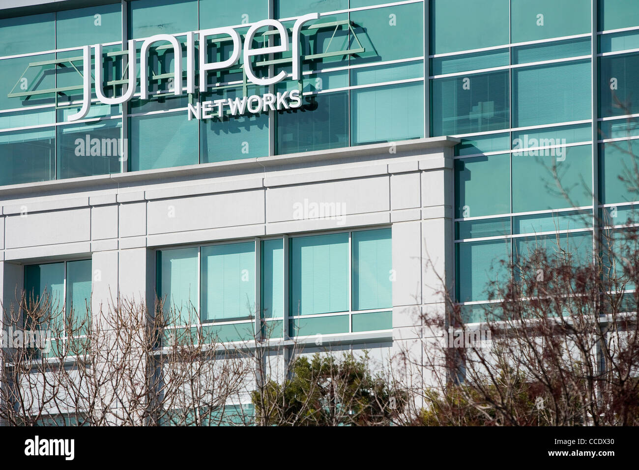 Der Hauptsitz von Juniper Networks. Stockfoto