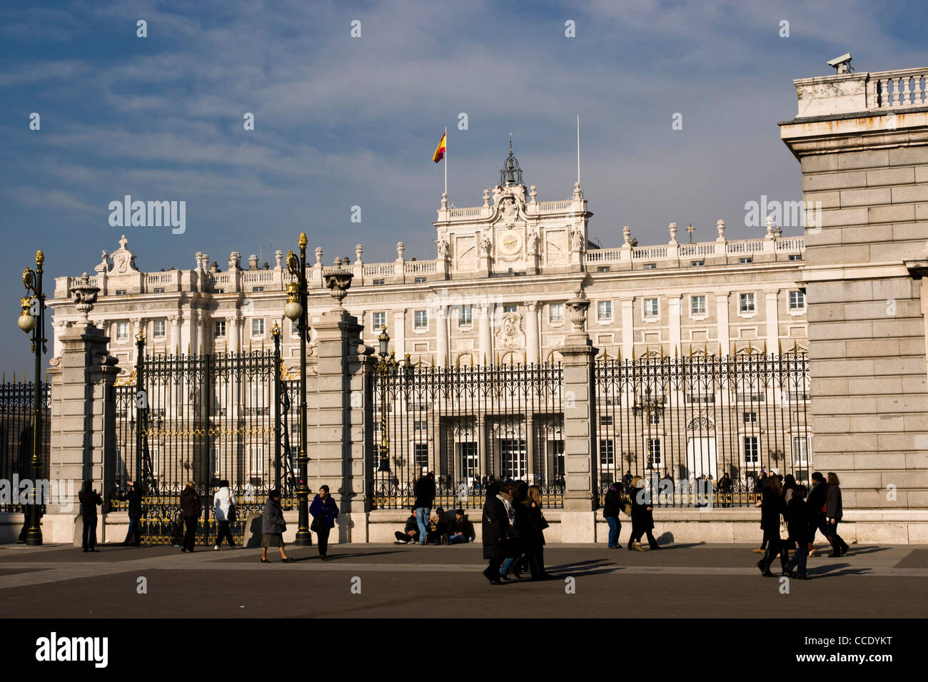 Königspalast, Madrid, Spanien. Stockfoto