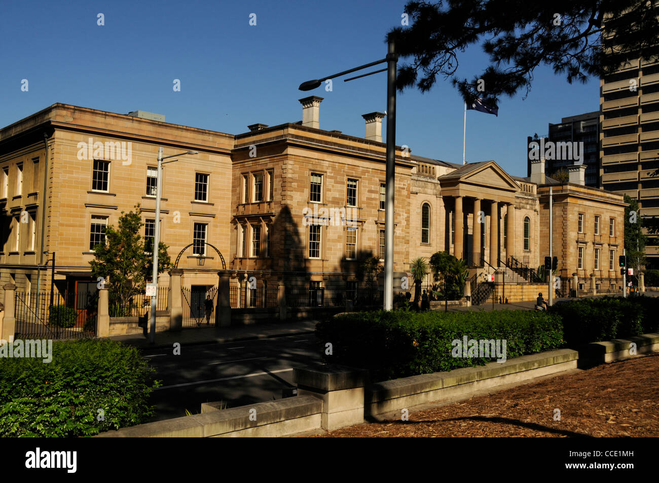 Das Australian Museum ist ein denkmalgeschütztes Museum an der William Street im zentralen Geschäftsviertel von Sydney, New South Wales, Australien. Es ist das o Stockfoto