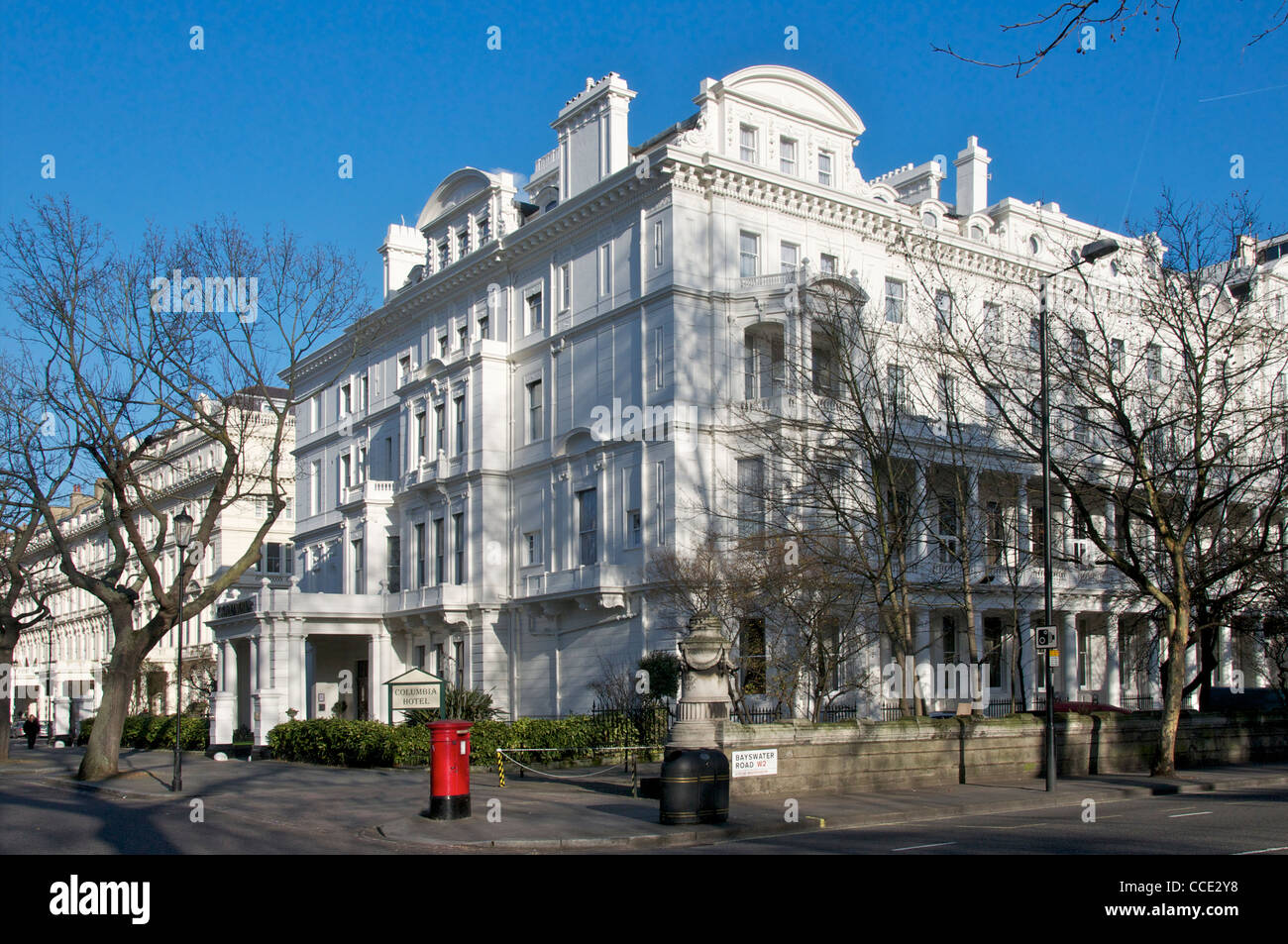 Lancaster Gate Bayswater Road London England Stockfoto