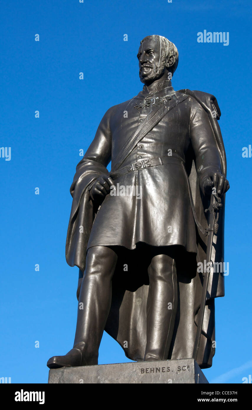 Statue von Major-General Sir Henry Havelock Trafalgar Square London England Stockfoto