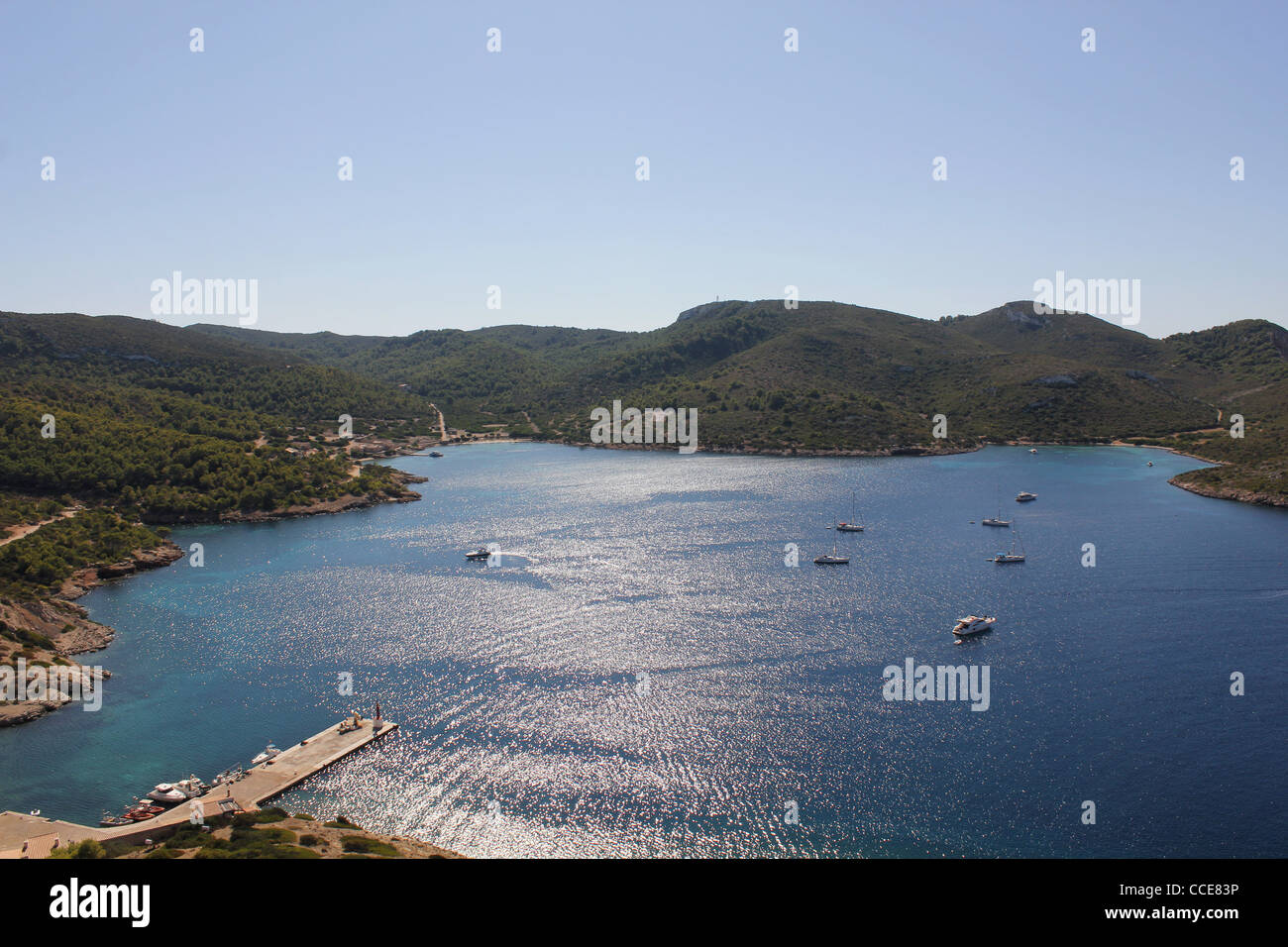 Szene auf Cabrera Insel Cabrera-Archipel von Inseln, ein Spanisch-Naturpark befindet sich Süd-östlich von Palma de Mallorca Stockfoto