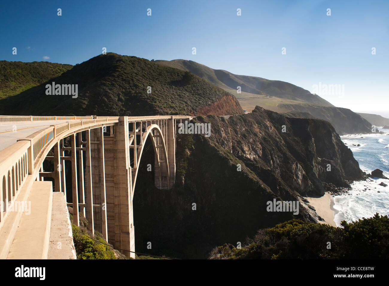 Brücke in Big Sur, California Stockfoto