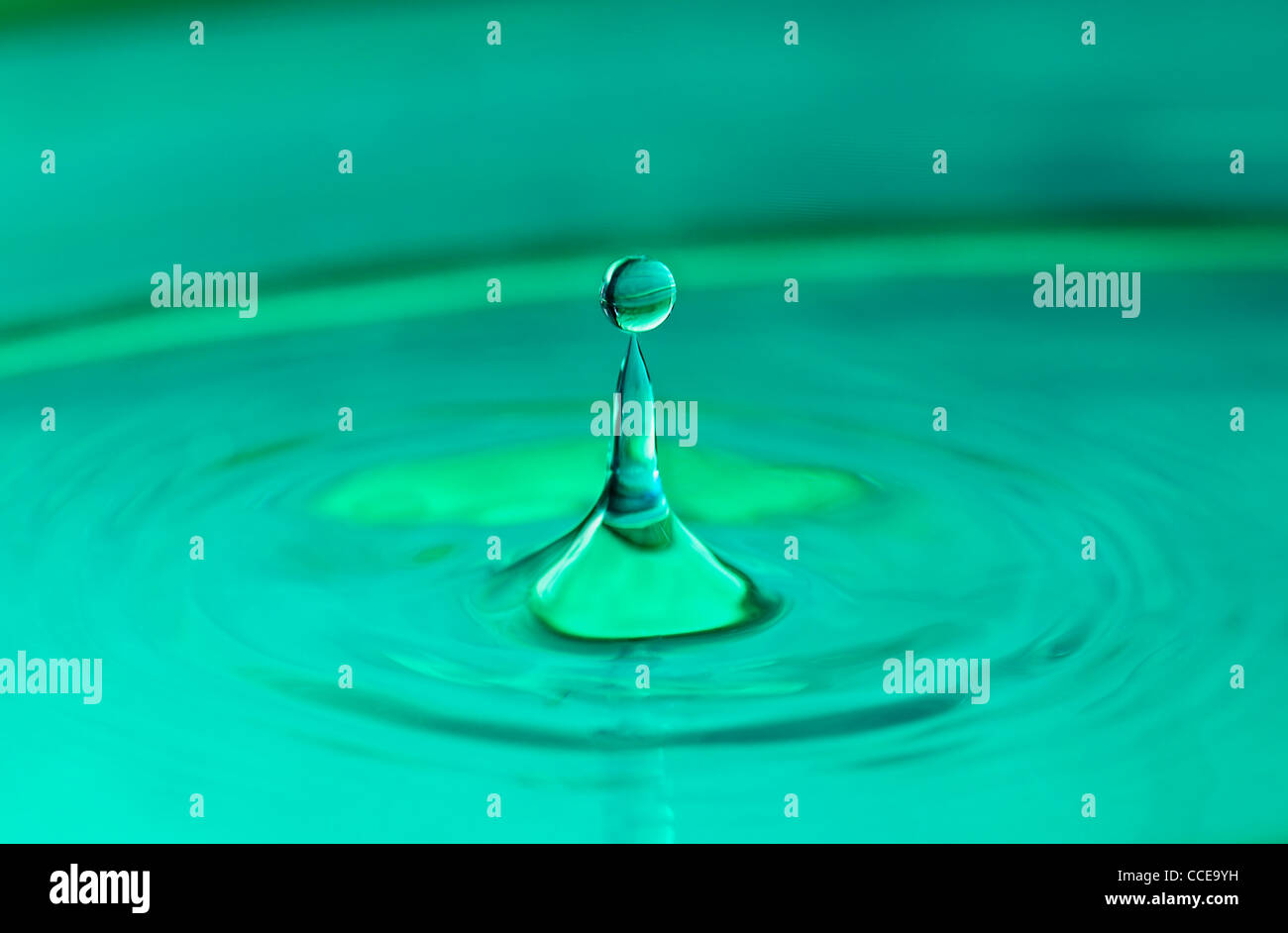 Der Zeit eingefroren. Wasser-abstrakt Stockfoto