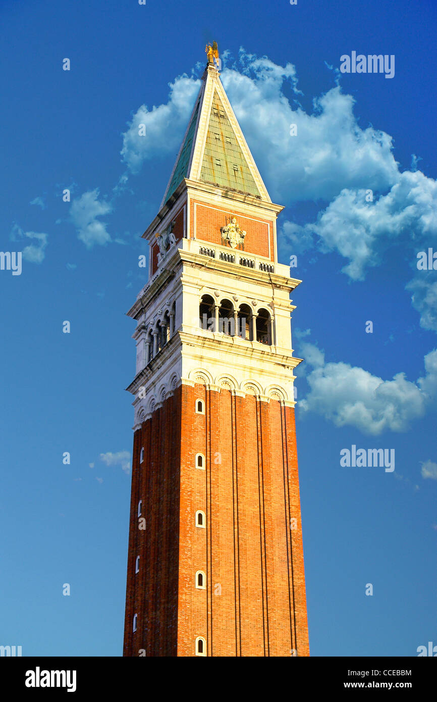 Campanile in Venedig Stockfoto