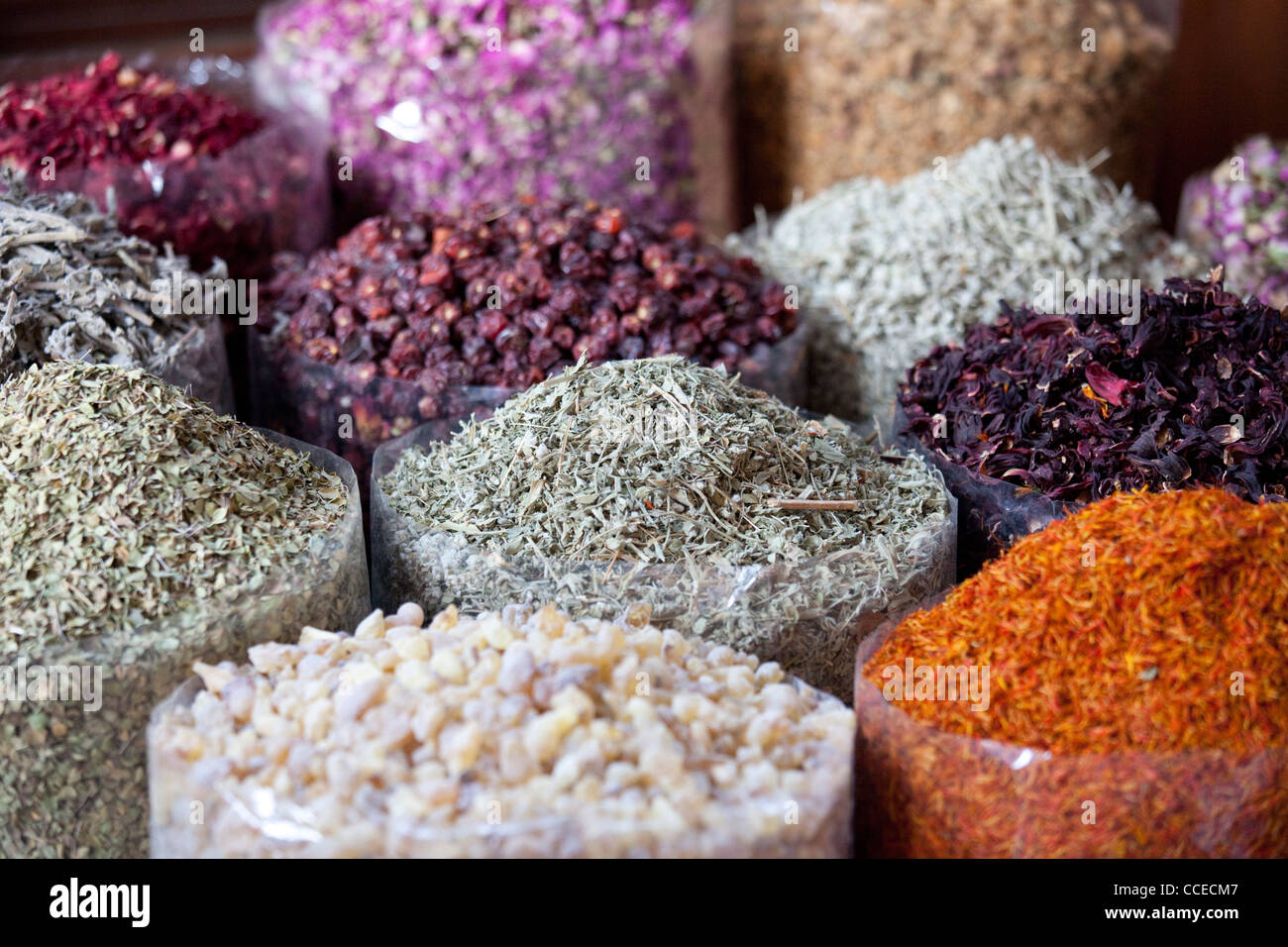 Gewürzmarkt, Dubai Stockfoto