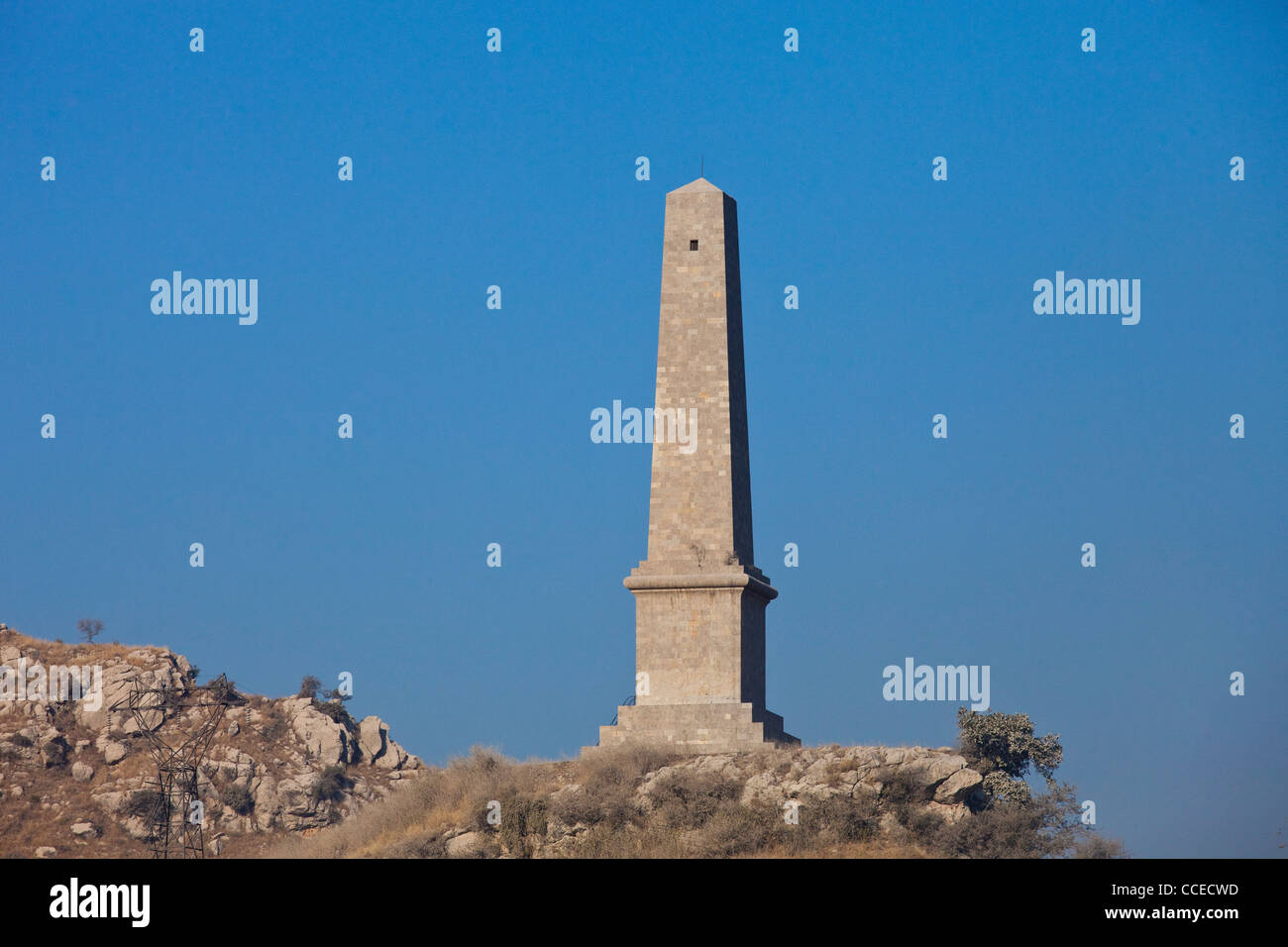 Brigadegeneral John Nicholson Obelisk, traditionelle in Provinz Punjab, Pakistan Stockfoto