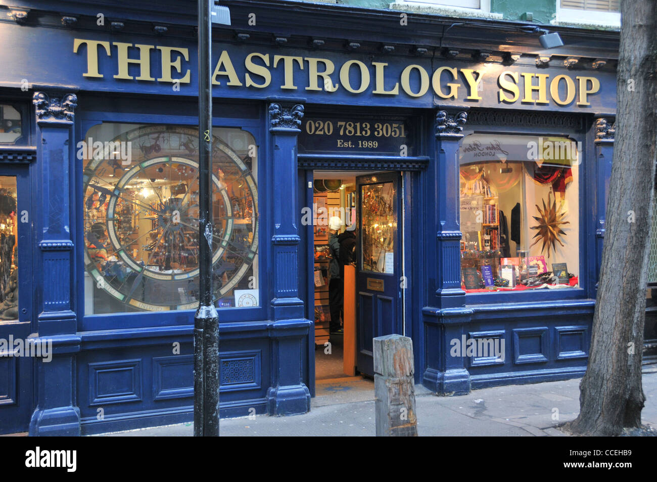 Astrologie-Shop Covent Garden London Astrologie Astrologen neue Alter religion Stockfoto