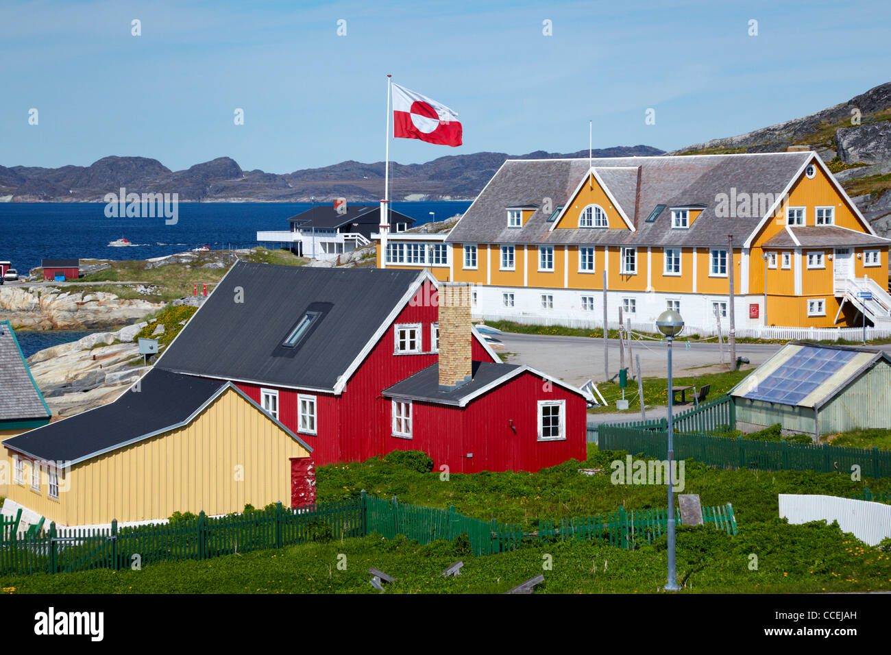 Altstadt, Nuuk, Grönland Stockfoto