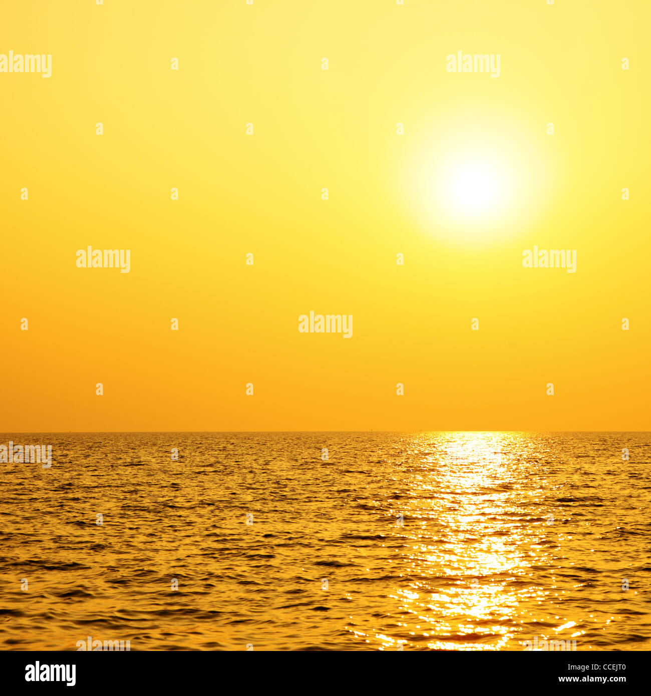 Sonne und Meer, als Hintergrund verwendet werden Stockfoto