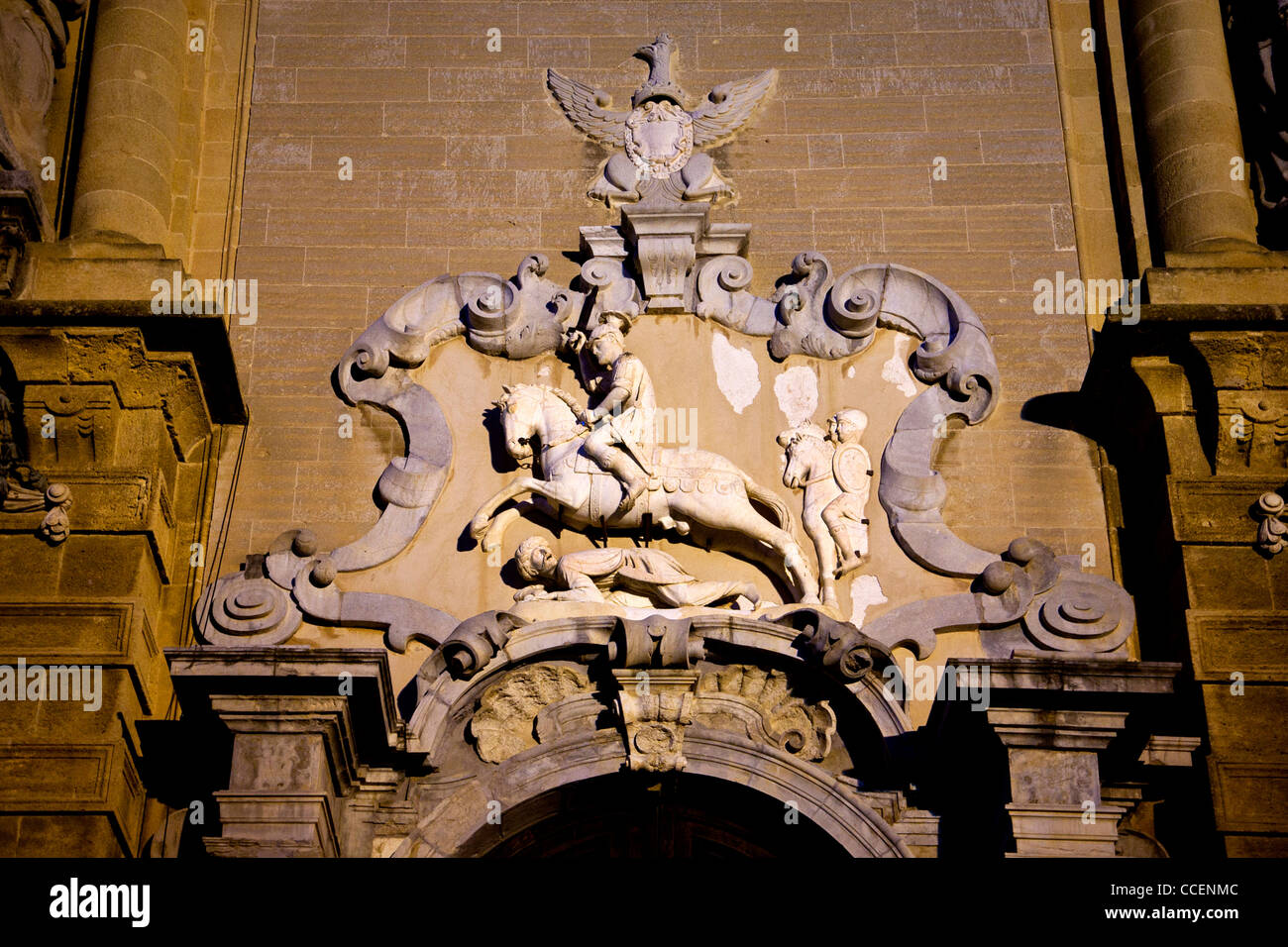 Kirche, San Vito Dorf, Sizilien, Italien, Europa Stockfoto