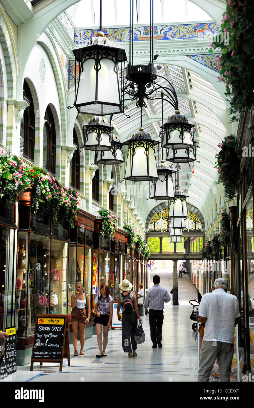 Die Royal Arcade, Norwich. Stockfoto