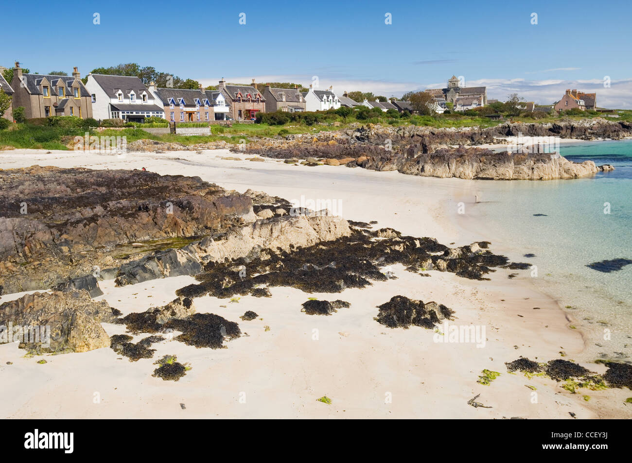 Das Dorf, Isle of Iona, Argyll. Stockfoto