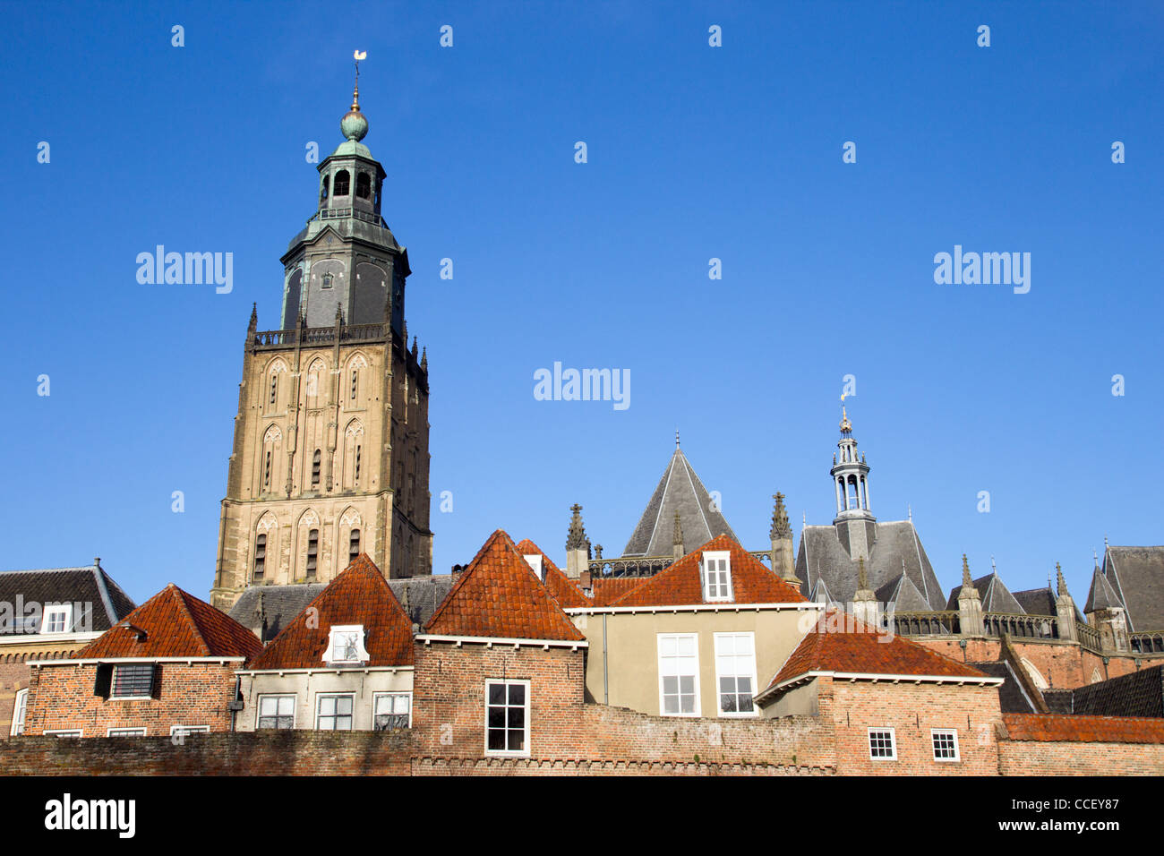 Stadtansicht von Zutphen, Niederlande Stockfoto