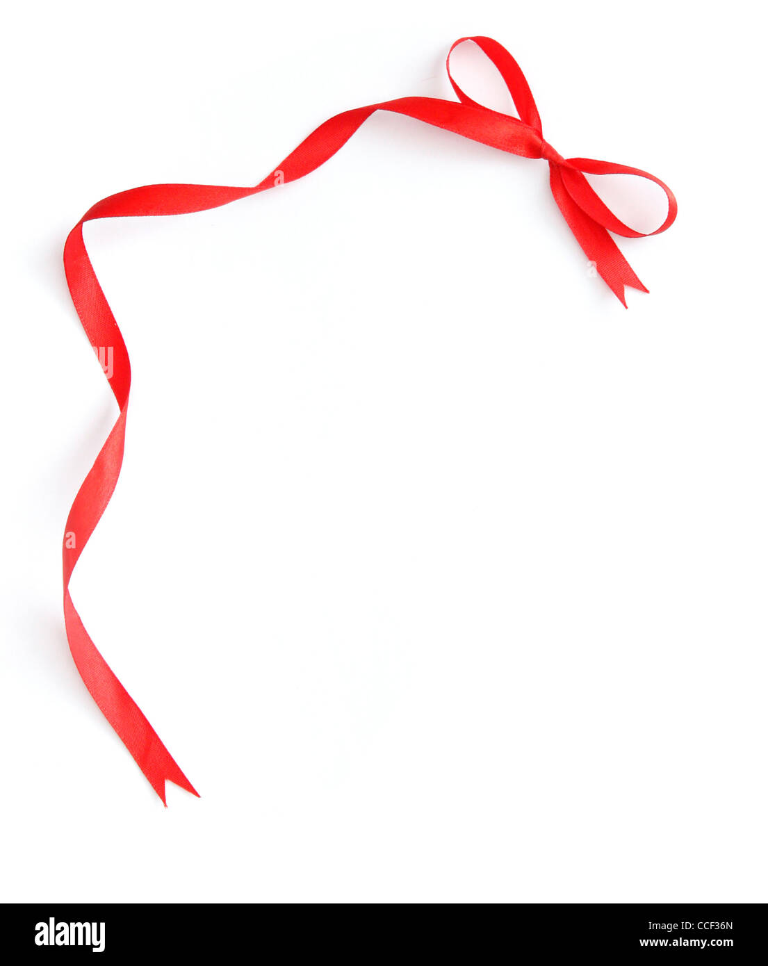 Red Ribbon frame Stockfoto