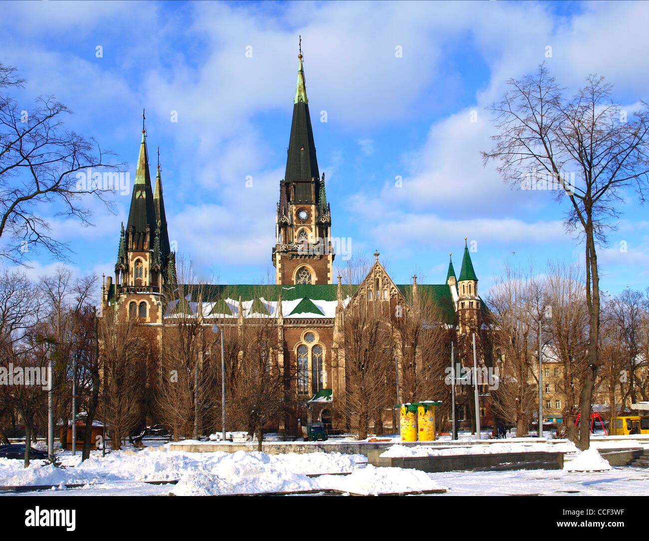 Kirche St. Olha und Elizabeth, Lemberg. Ukraine Stockfoto