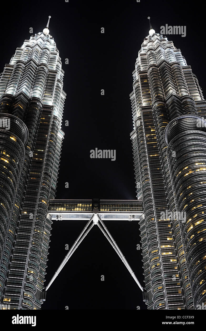Petronas Twin Towers in Kuala Lumpur, Malaysia Stockfoto