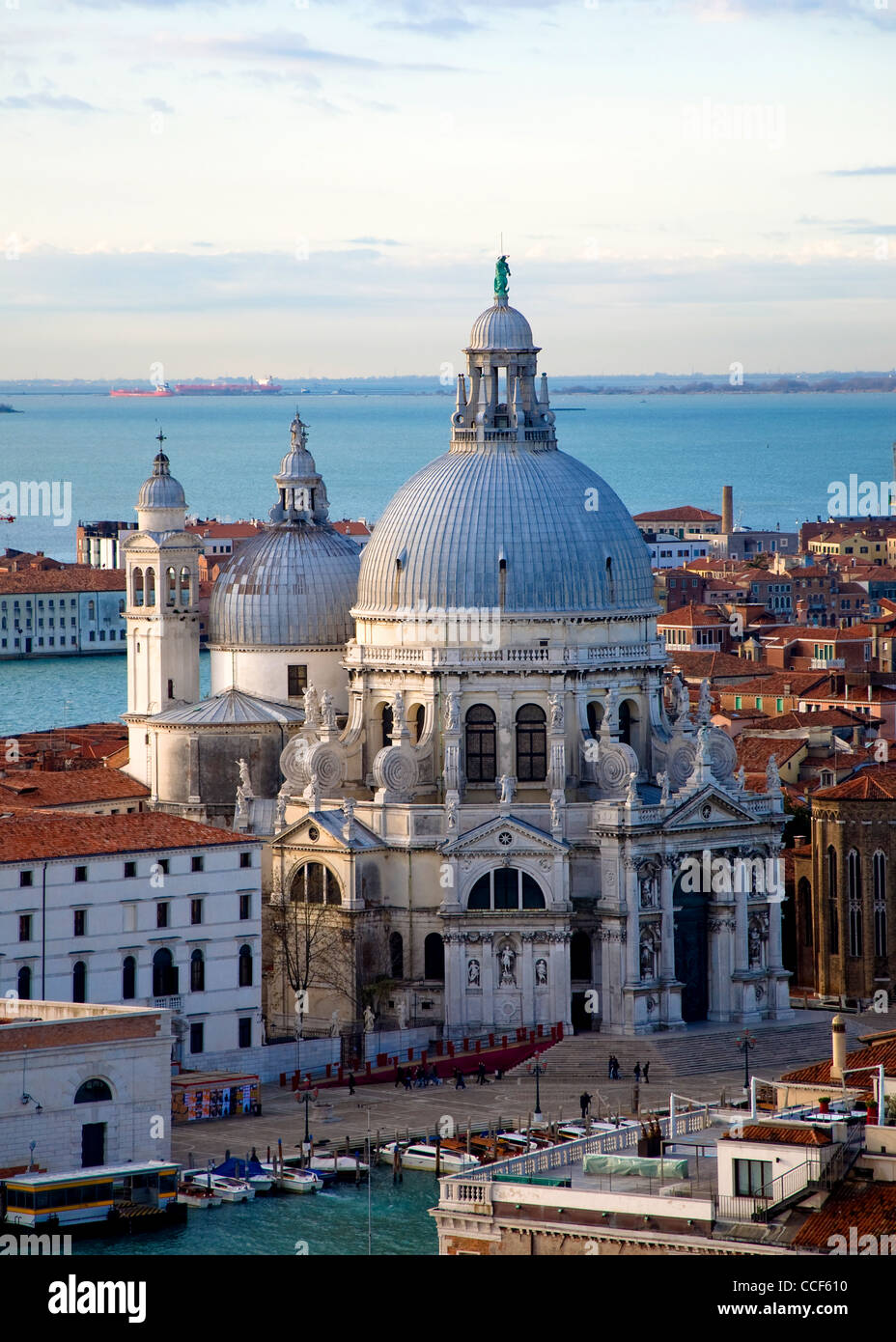 La Basilica di Santa Maria della Salute, Venedig, Italien Stockfoto