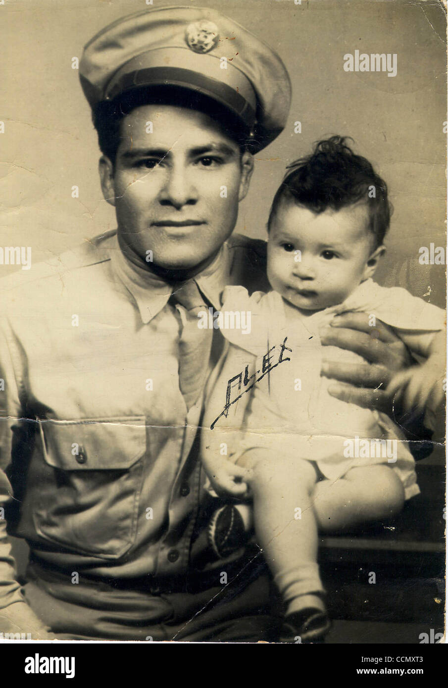 JOSE M LOPEZ MIT TOCHTER MARIE. FOTO MIT FREUNDLICHER GENEHMIGUNG Stockfoto