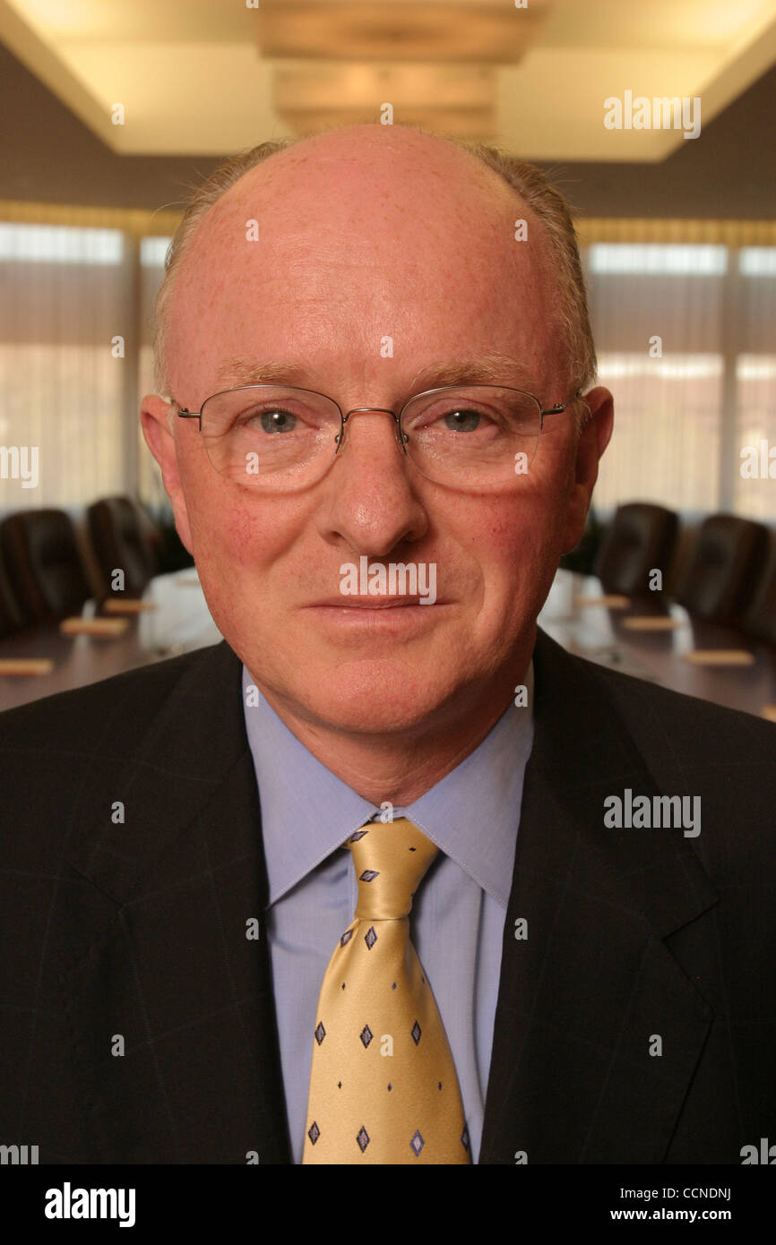 Sep 23, 2004 - San Ramon, Kalifornien, USA - ChevronTexaco Corporation Chairman und CEO DAVID J. O'REILLY fotografiert am Firmensitz in San Ramon. (Kredit-Bild: © Martin Klimek/ZUMA Press) Stockfoto