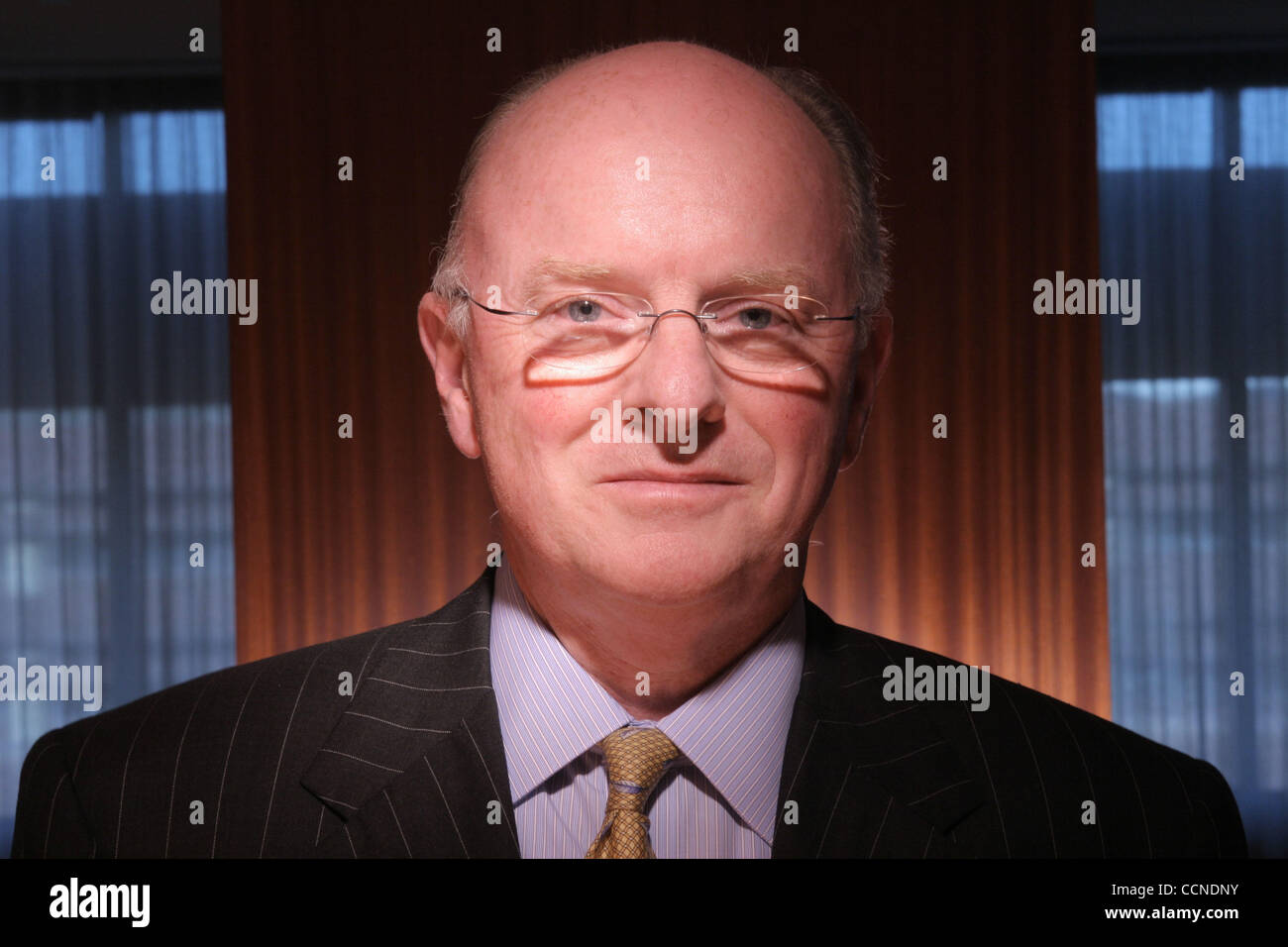 Sep 23, 2004 - San Ramon, Kalifornien, USA - ChevronTexaco Corporation Chairman und CEO DAVID J. O'REILLY fotografiert am Firmensitz in San Ramon. (Kredit-Bild: © Martin Klimek/ZUMA Press) Stockfoto