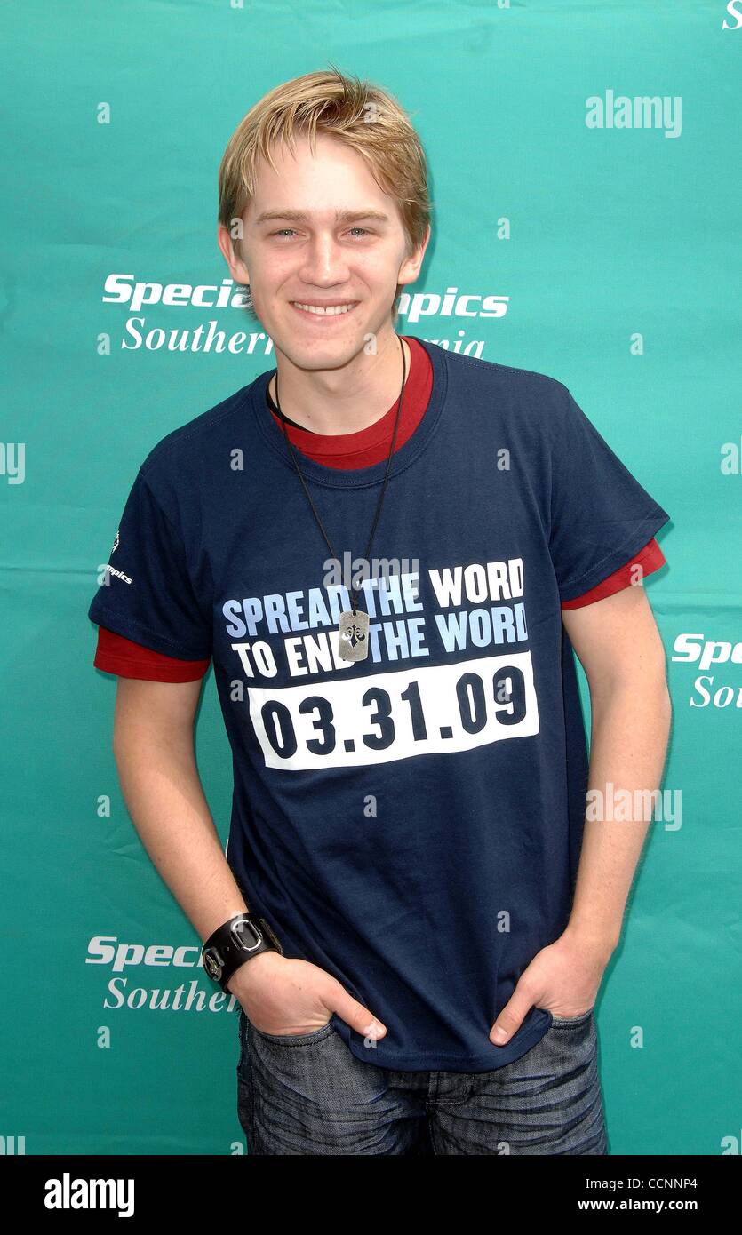 Special Olympics Südkalifornien konstituierenden Promi Boccia-Turnier 2009 in den Culver Studios in Culver City, CA 29.03.2009 Foto von Scott Kirkland-Globe Fotos @ 2009... JASON DOLLEY. K61454SK (Kredit-Bild: © Scott Kirkland/Globe Photos/ZUMAPRESS.com) Stockfoto