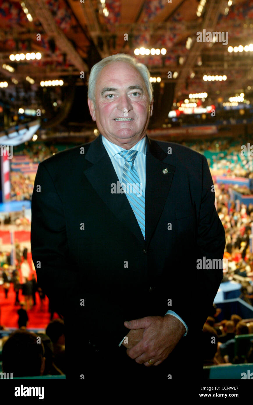 Sep 01, 2004; New York, NY, USA; JOHN REYNOLDS, ein Mitglied der konservativen Partei im kanadischen Parlament bei der Republican Convention im New Yorker Madison Square Garden. Stockfoto