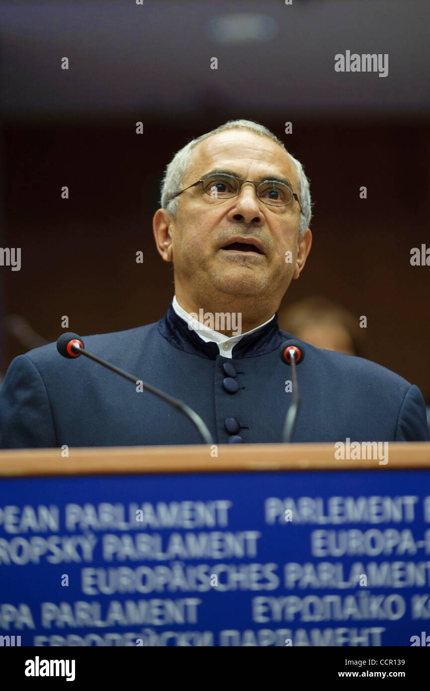 6. Oktober 2010 - BXL, Brüssel, Belgien - José Ramos-Horta, Präsident der Demokratischen Republik Timor Leste hält eine Rede vor dem Europäischen Parlament in Brüssel am 2010-10-06 von Wiktor Dabkowski (Credit-Bild: © Wiktor Dabkowski/ZUMApress.com) Stockfoto