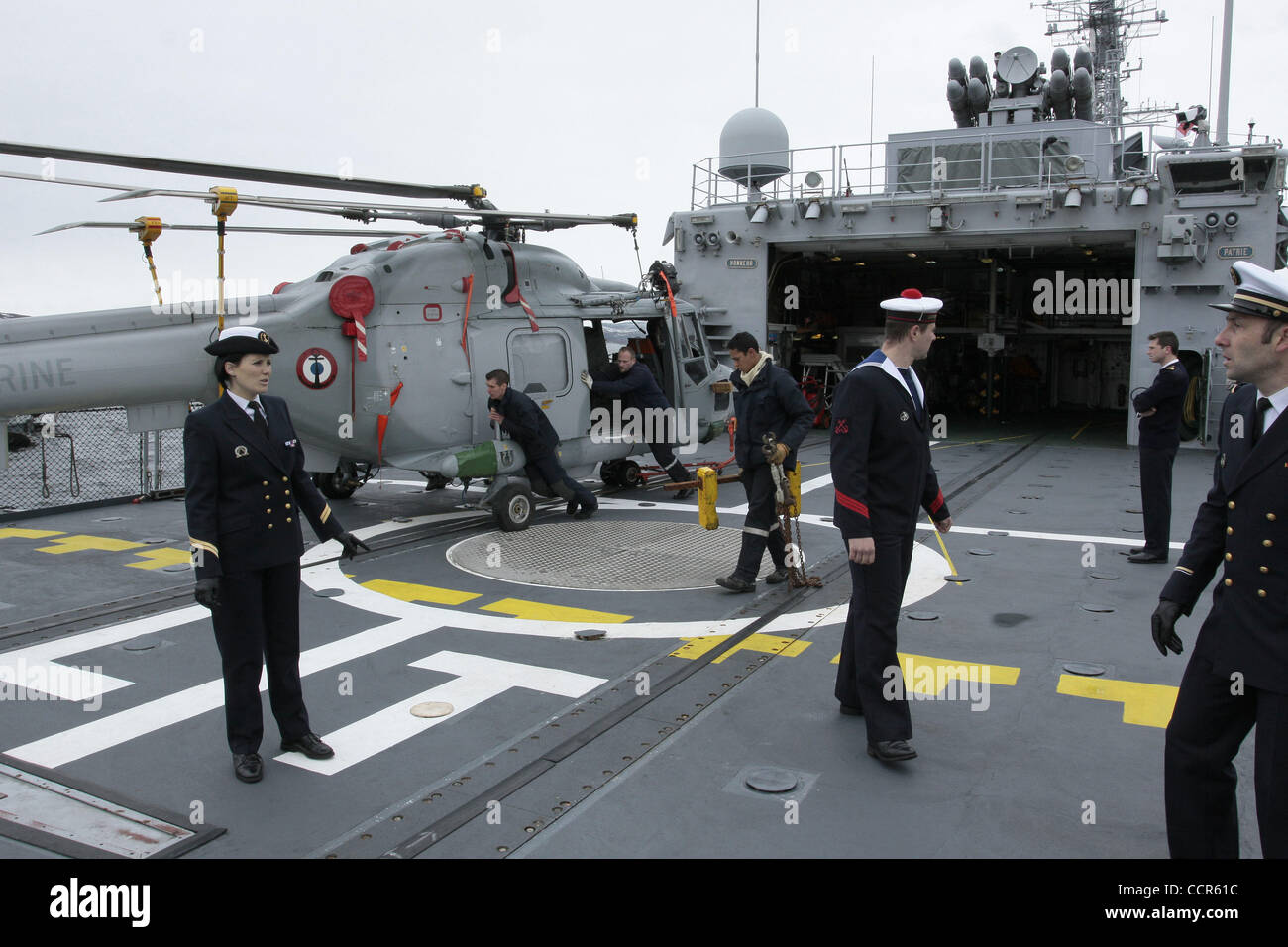 Französische Marine F70 Art Fregatte Latouche Tréville Besuch