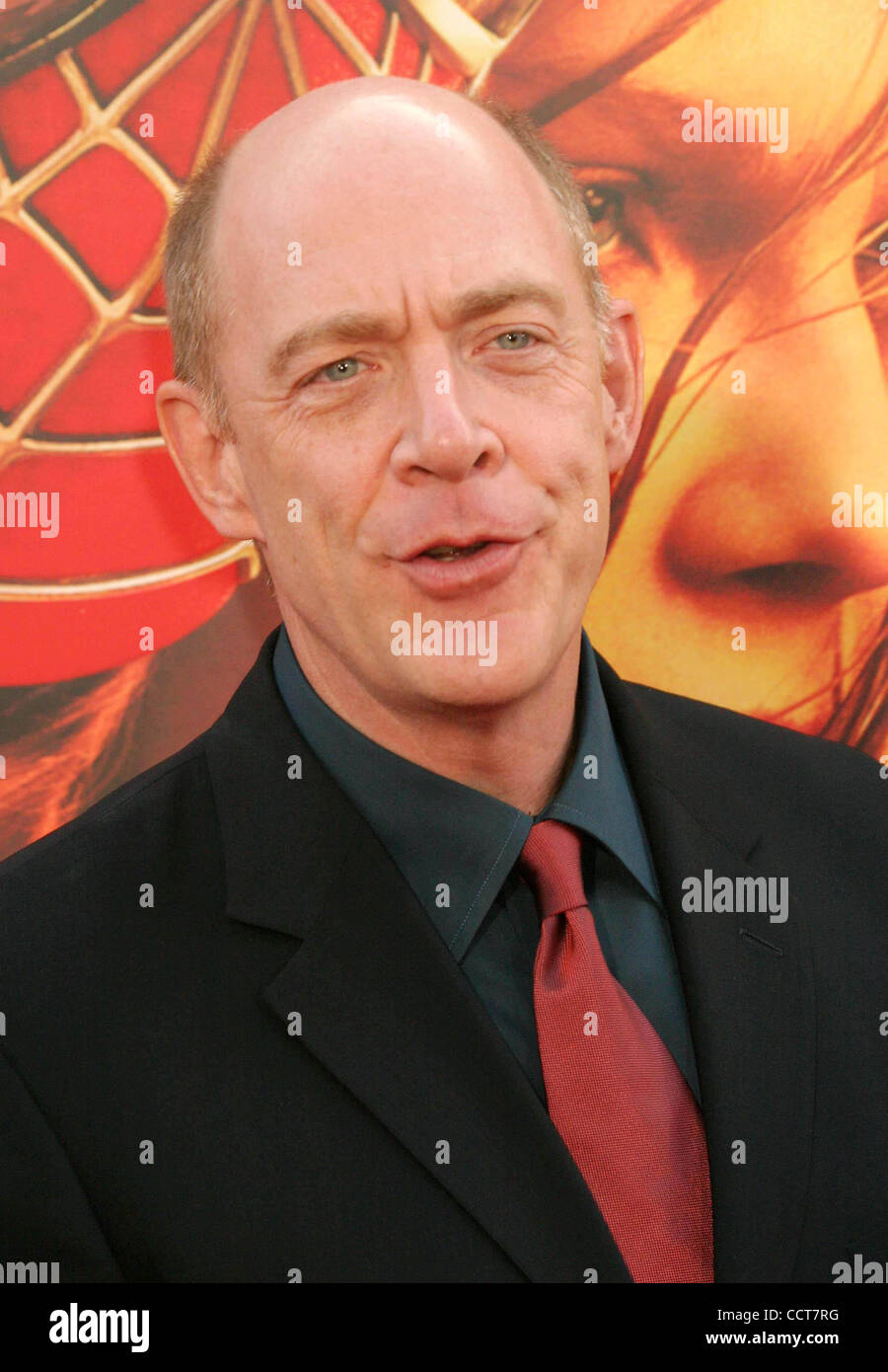 22. Juni 2004 - Hollywood, Kalifornien, US - K37959EG. SPIDER-MAN 2 LOS ANGELES PREMIERE IM MANN VILLAGE THEATER, WESTWOOD, CALIFORNIA.06/22/2004.  /E.G.I./ 2004.J.K. SIMMONS. (Kredit-Bild: © Ed Geller/Globe Photos/ZUMAPRESS.com) Stockfoto