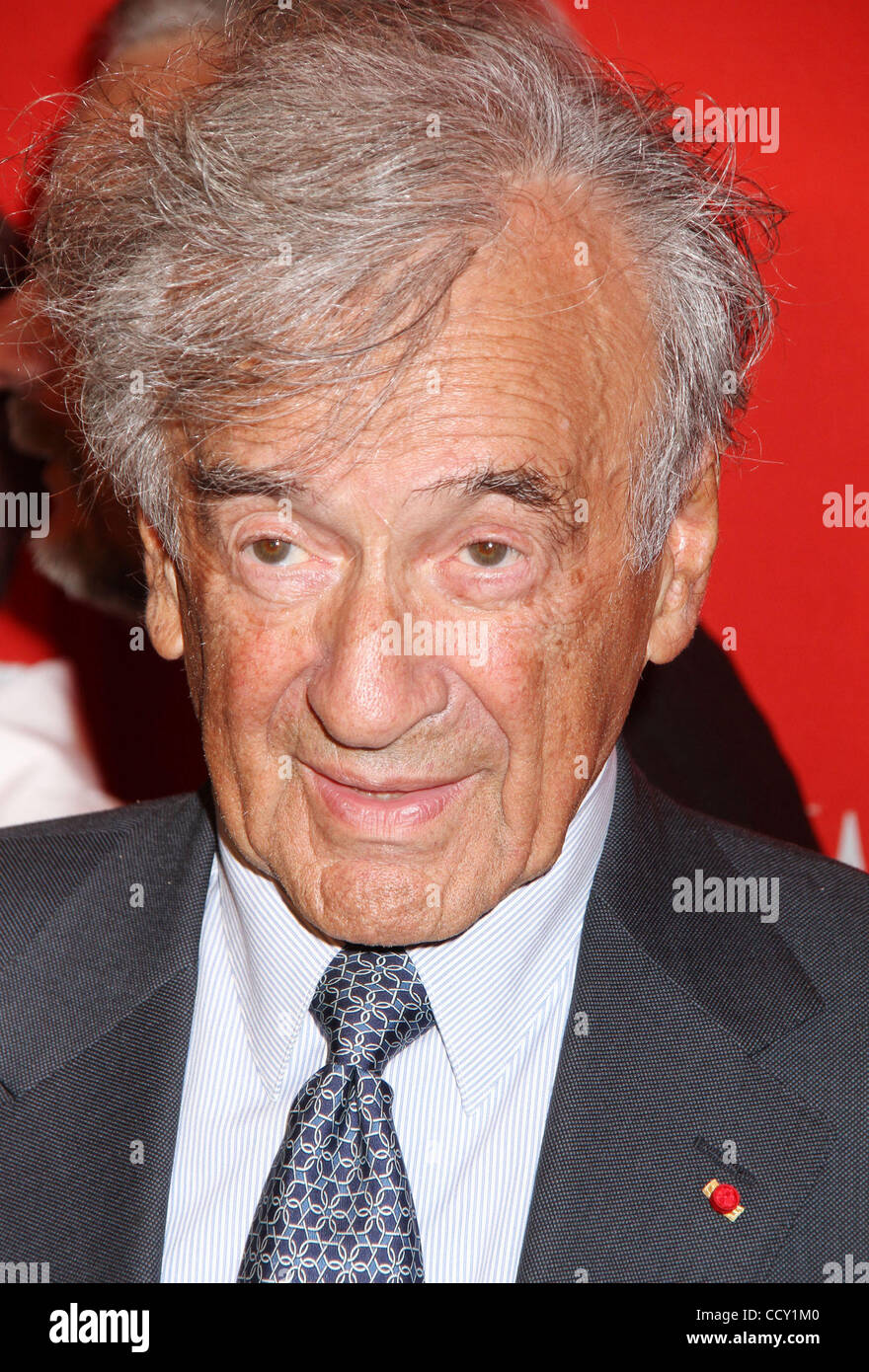 ELIE WIESEL besucht die 2010 Time 100 Gala im Time Warner Center statt. Stockfoto