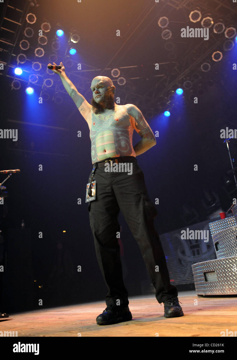 22. November 2008 - Myrtle Beach, South Carolina; USA-Freak Show Performer THE LIZARDMAN Whoes richtiger Name ist Erik Sprague tritt als seine aktuelle Tournee 2008 macht ein Stopp im House of Blues in Myrtle Beach gelegen. Copyright 2008 Jason Moore. Obligatorische Credit: Jason Moore Stockfoto