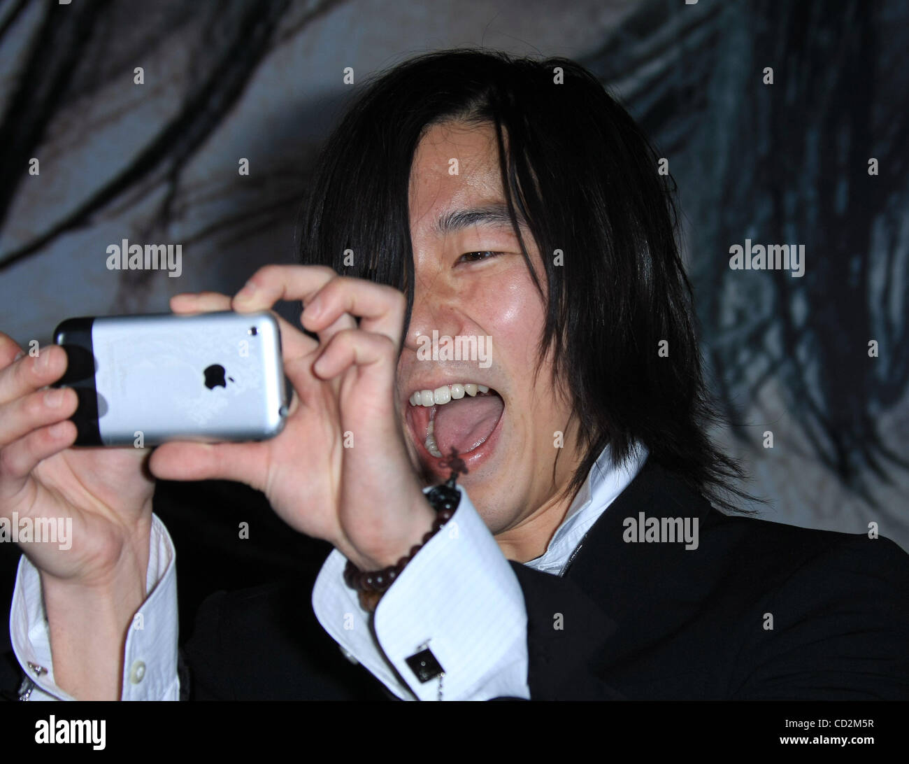 12. März 2008 statt - Las Vegas, Nevada, USA - AARON YOO an die "21" Las Vegas Premiere im Planet Hollywood Hotel & Casino. (Kredit-Bild: © Lisa O'Connor/ZUMA Press) Stockfoto