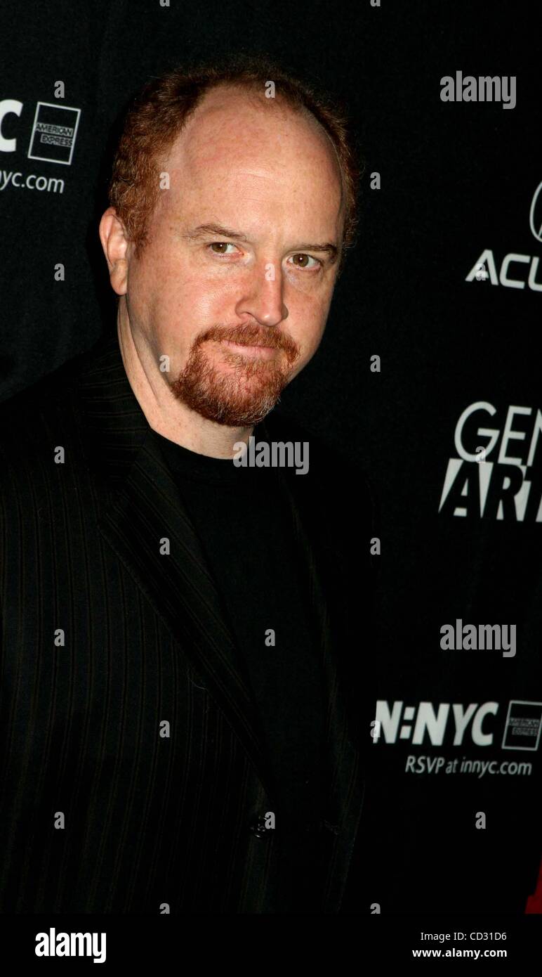 2. April 2008 - New York, New York, US - K57711ML. Eröffnungsabend des GEN ART Filmfestival präsentiert eine SCREENING der '' VERMINDERTE CAPANew York'' ZIEGFELD THEATER-04-02-2008.LOUIS c.k..  -2008 (Kredit-Bild: © Mitchell Levy/Globe Photos/ZUMAPRESS.com) Stockfoto
