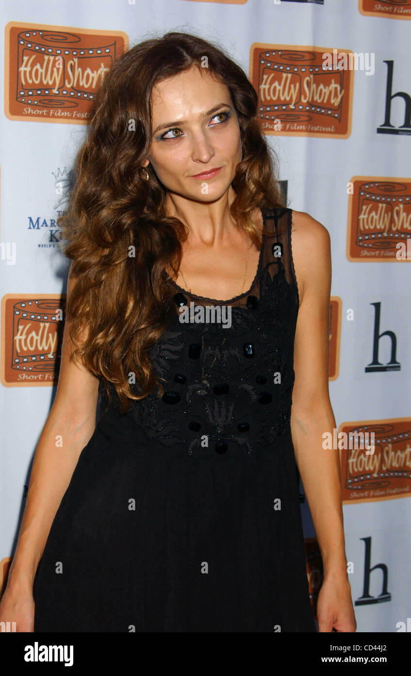 7. August 2008 - Hollywood, Kalifornien, US - I13563PR. HOLLYSHORTS FILM FESTIVAL OPENING NIGHT IM ÄGYPTISCHEN THEATER IN HOLLYWOOD, CA 07.08.2008.  --INES DALI(Credit Image: © Phil Roach/Globe Photos/ZUMAPRESS.com) Stockfoto