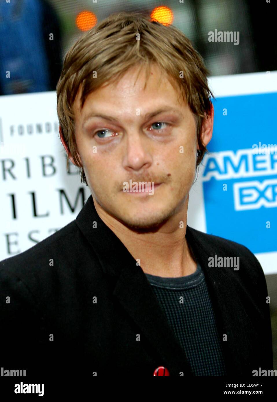 7. Mai 2003 - New York, New York, USA - K30497RM SD0507. TRIBECA FILMFESTIVAL;. PREMIERE VON.'' TOD EINER DYNASTIE IM JAHR 2003 ''.   / 2003..NORMAN REEDUS (Kredit-Bild: © Rick Mackler/Globe Photos/ZUMAPRESS.com) Stockfoto