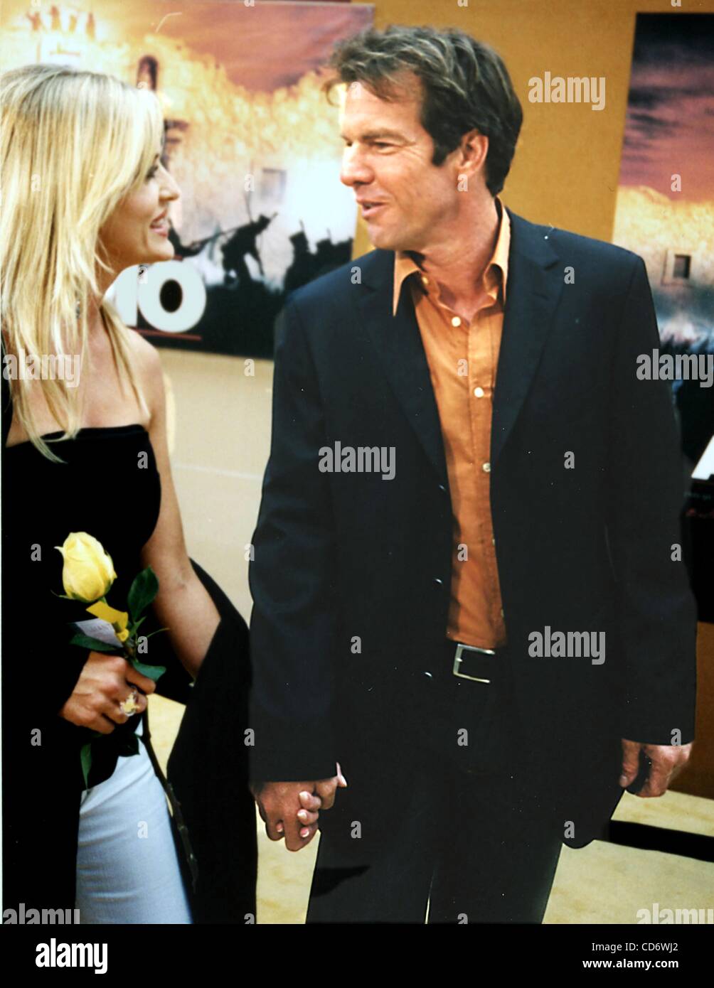 27. März 2004 - San Antonio, Texas, US - Premiere von Alamo, San Antonio, Texas, Dennis Quaid (General Sam Houston) 27.03.2004.  / K36349JN. RANDY QUAID(Credit Image: © Jeff Newman/Globe Photos/ZUMAPRESS.com) Stockfoto