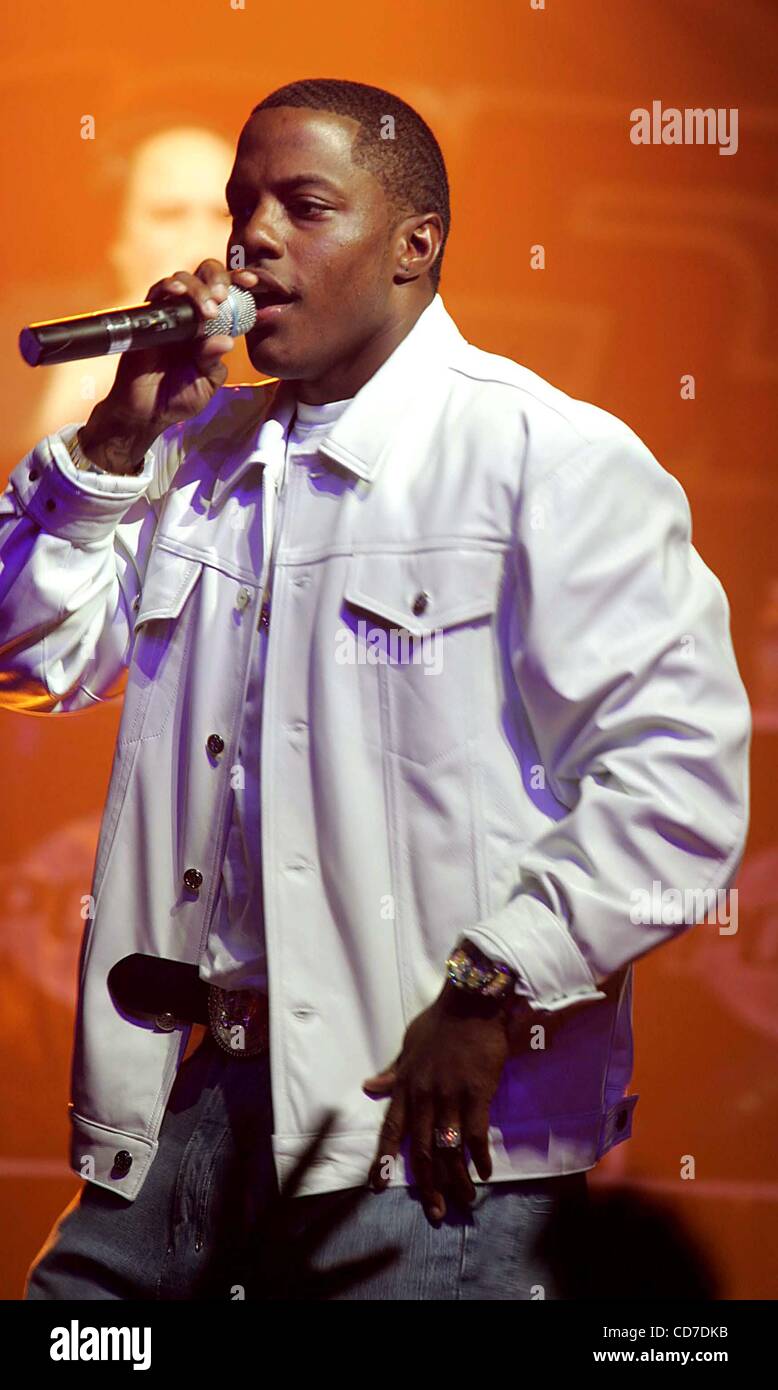 23. August 2004 - New York, New York, US - K38907RM. RECORD RELEASEPARTY zu böser junge Künstler MASE HELD BY POWER 105.1 in WEBSTER HALL, NEW YORK New York 23.08.2004.  / MASE(Credit Image: © Rick Mackler/Globe Photos/ZUMAPRESS.com) Stockfoto