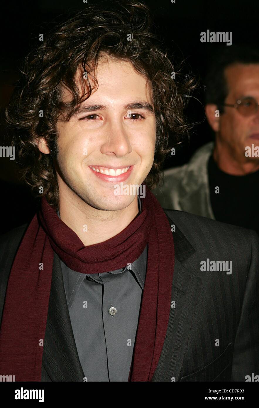 8. November 2004 - New York, New York, US - K39932RM. New York-PREMIERE von "THE POLAR EXPRESS" an der ZIEGFELD THEATER, NEW YORK New York.11/8/2004.  / 2004..JOSH GROBAN (Kredit-Bild: © Rick Mackler/Globe Photos/ZUMAPRESS.com) Stockfoto