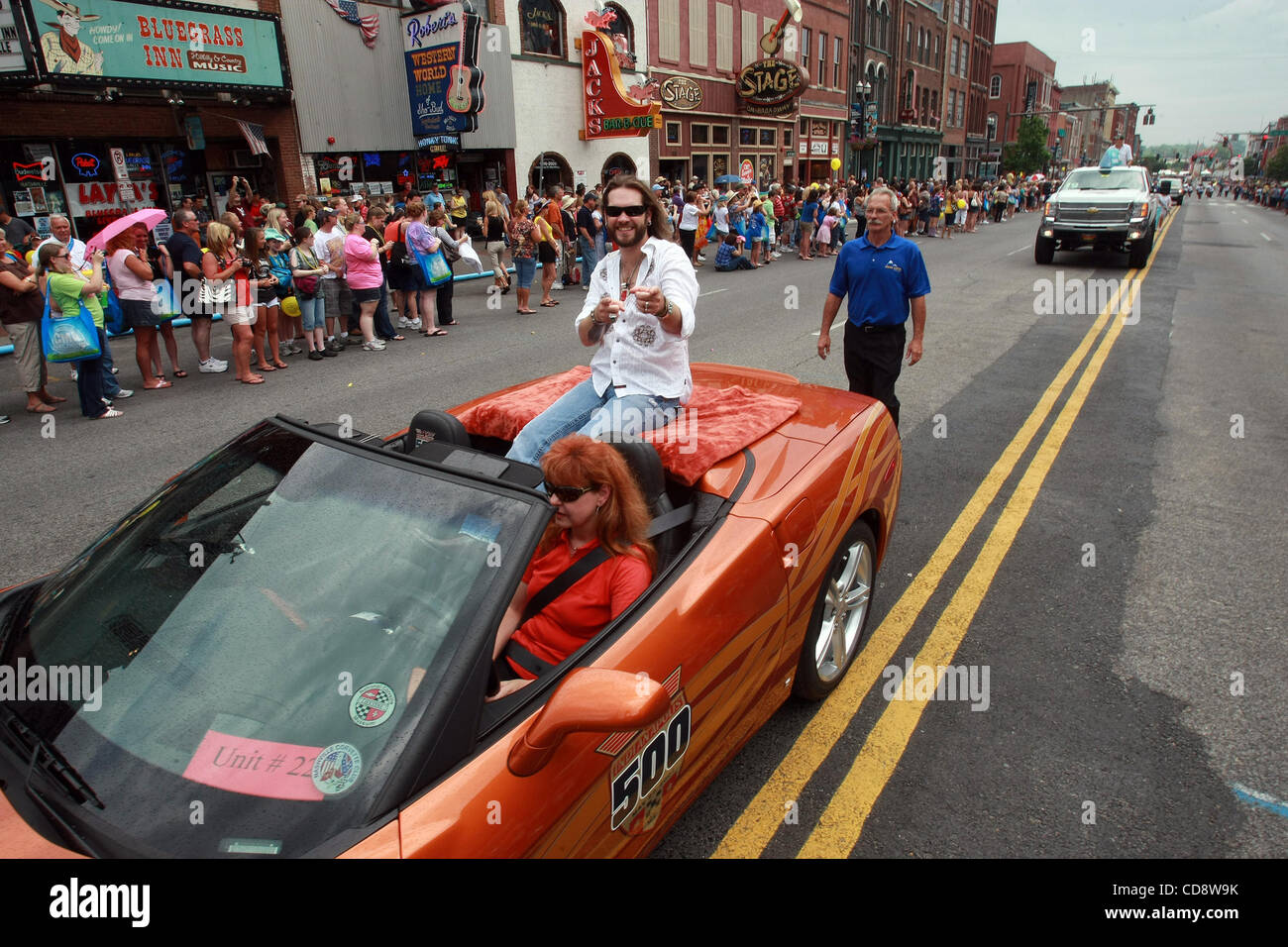 9. Juni 2010 - Nashville, TN, USA - die jährlichen CMA Parade (Credit-Bild: © The Tennessean/ZUMApress.com) Stockfoto