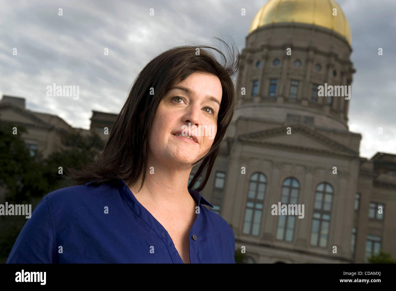 9. September 2010 - Atlanta, Georgia, USA - VANDY BETH GLENN, Georgia State legislative Redakteur, gefeuert wurde, nach ihrem Chef zu sagen, sie plante, den Übergang von männlich zu weiblich, wurde zu Unrecht wegen"Geschlechterstereotypen entsprechen" beendet nach einem aktuellen Urteil von US District Stockfoto