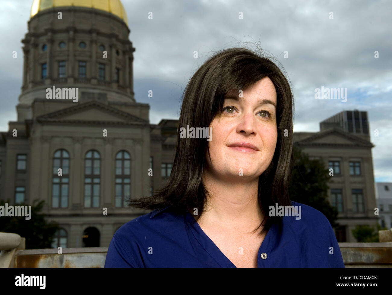 9. September 2010 - Atlanta, Georgia, USA - VANDY BETH GLENN, Georgia State legislative Redakteur, gefeuert wurde, nach ihrem Chef zu sagen, sie plante, den Übergang von männlich zu weiblich, wurde zu Unrecht wegen"Geschlechterstereotypen entsprechen" beendet nach einem aktuellen Urteil von US District Stockfoto