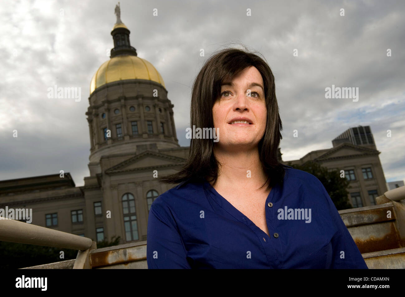 9. September 2010 - Atlanta, Georgia, USA - VANDY BETH GLENN, Georgia State legislative Redakteur, gefeuert wurde, nach ihrem Chef zu sagen, sie plante, den Übergang von männlich zu weiblich, wurde zu Unrecht wegen"Geschlechterstereotypen entsprechen" beendet nach einem aktuellen Urteil von US District Stockfoto